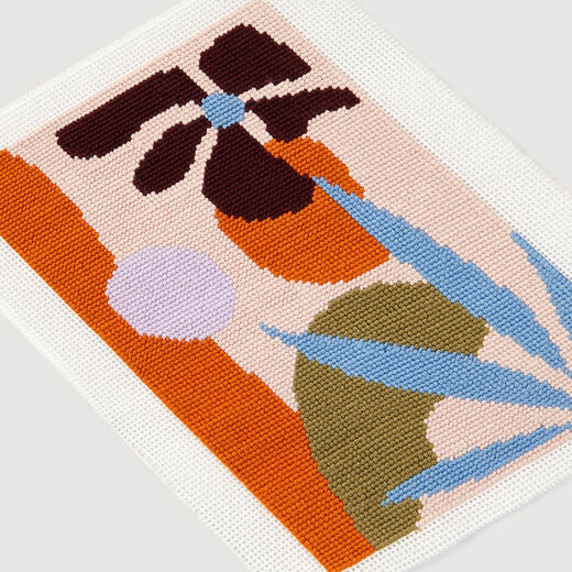 Escape needlepoint kit by Wool and the Gang
