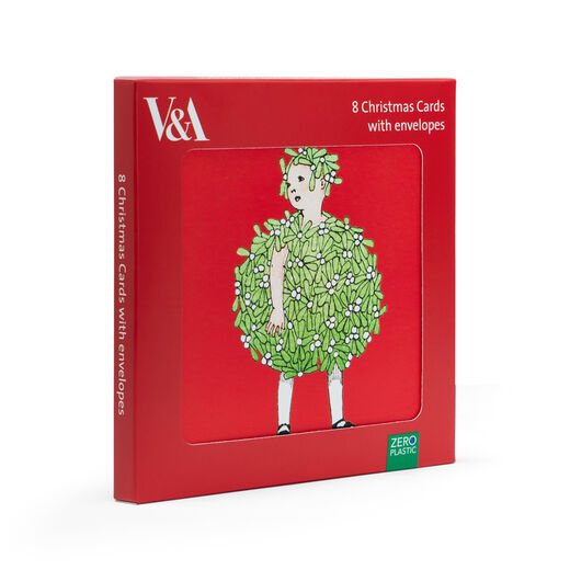 Mistletoe Girl Christmas cards (pack of 8)