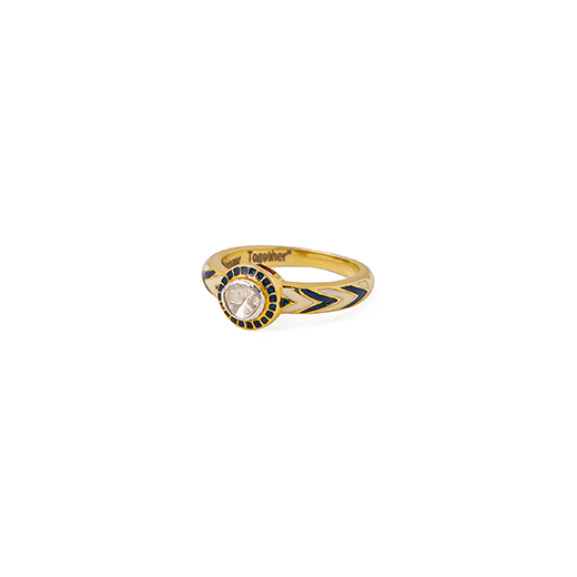 Polki diamond ring by Azga