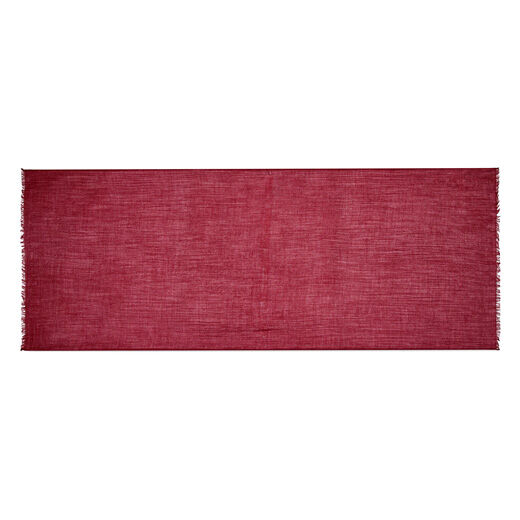 Bordeaux merino scarf by Kashmir Loom