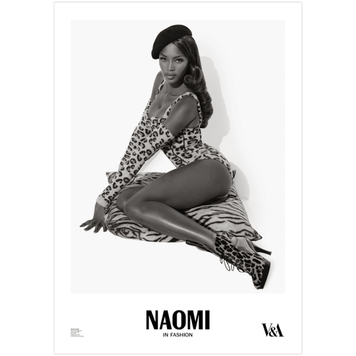 NAOMI: In Fashion - Naomi Campbell by Herb Ritts - A1 Poster | V&A