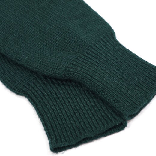 Teal merino gloves