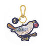 William Morris Strawberry Thief bag charm