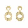 Three hammered disc stud earrings by Fo.Be