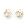 Pearl flower stud earrings by Carousel Jewels