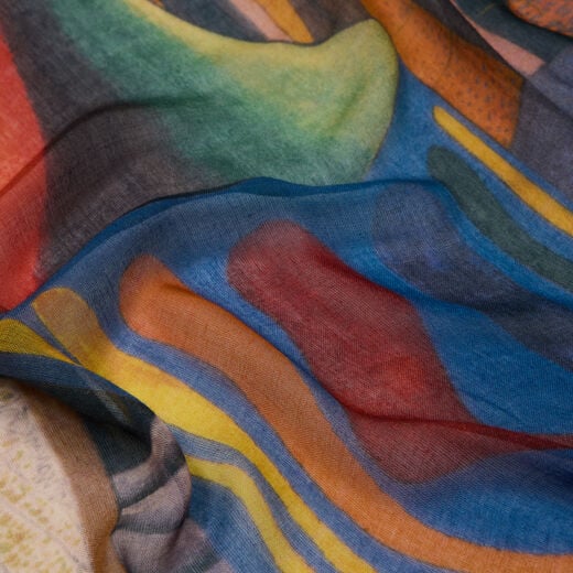 Man Ray Le Beau Temps scarf
