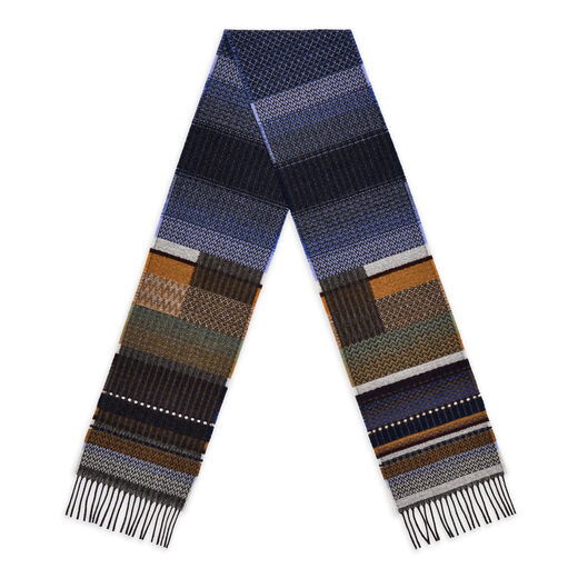Snow Scene wool scarf by Wallace Sewell