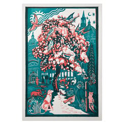 In a South Ken Garden by Kit Boyd - limited edition print