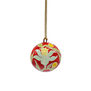 Arts & Crafts baubles set of 6