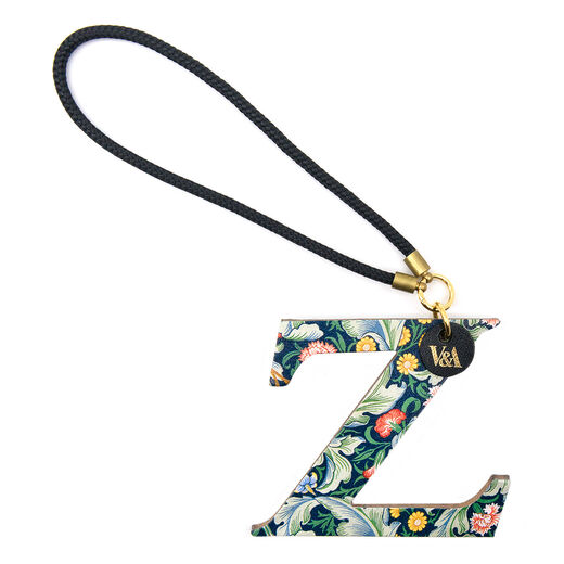 William Morris Leicester leather bag charm - Z