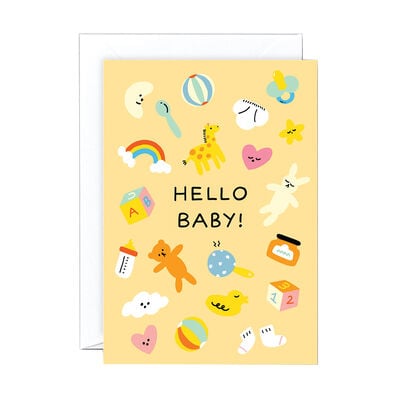 Hello Baby greeting card