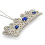 Bespoke sapphire coronet decoration