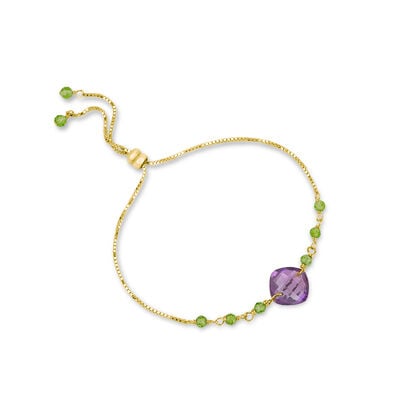 Amethyst slider bracelet by Mounir