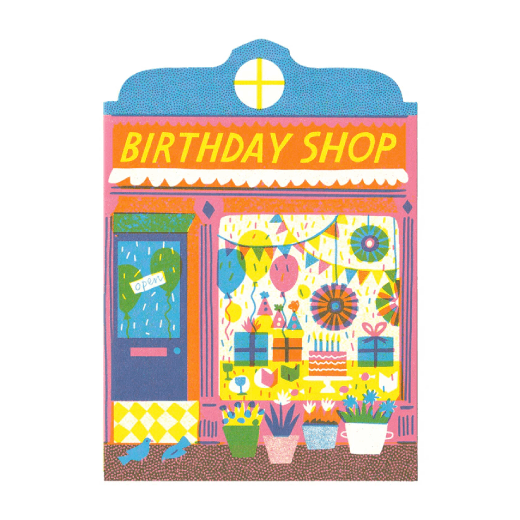 Birthday Shop birthday card&nbsp;