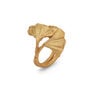 Ginkgo leaf ring by Michael Michaud