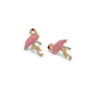 Flamingo stud earrings