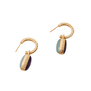 Amethyst and aqua chalcedony earrings by Carousel Jewels
