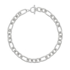 Metallic chain-link necklace