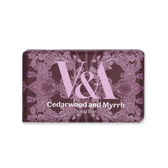 Cedarwood and myrrh V&A soap by Jessie Bayliss