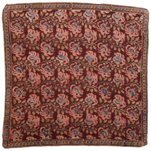 Red Kalamkari scarf