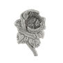 Rose embroidered brooch &ndash; inspired by Cartier