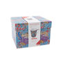 Voysey Bird and Strawberry mug in a box