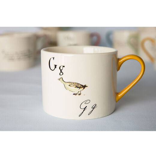 Edward Lear alphabet mug - G