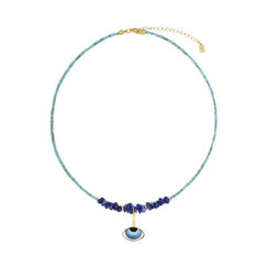 Beaded evil eye necklace by Ottoman Hands