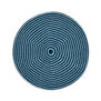 Soft cashmere stripy beret by the navy tones