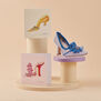 Mercy Artois shoe by Manolo Blahnik shaped postcard