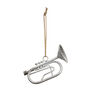 Silver trumpet decoration