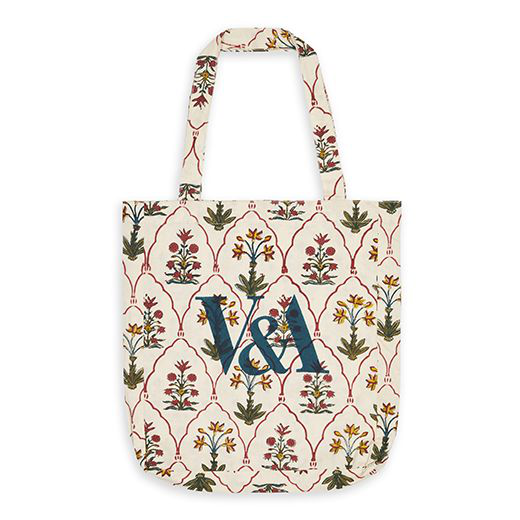 Archway block print tote bag