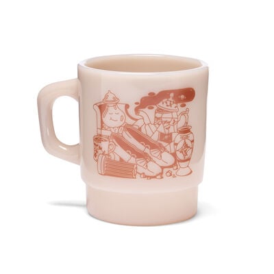 Living Objects peach mug by Gavin Connell