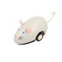 Grey mouse toy with a pull back gearbox mechanism. 