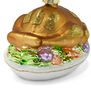 Glass turkey Christmas decoration