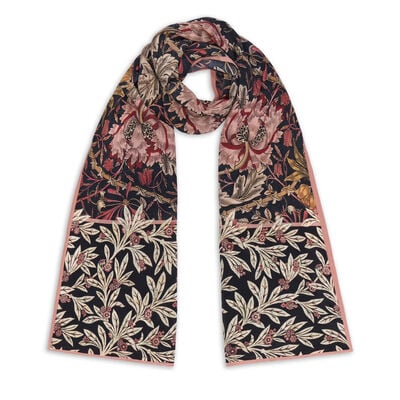William Morris Honeysuckle silk scarf