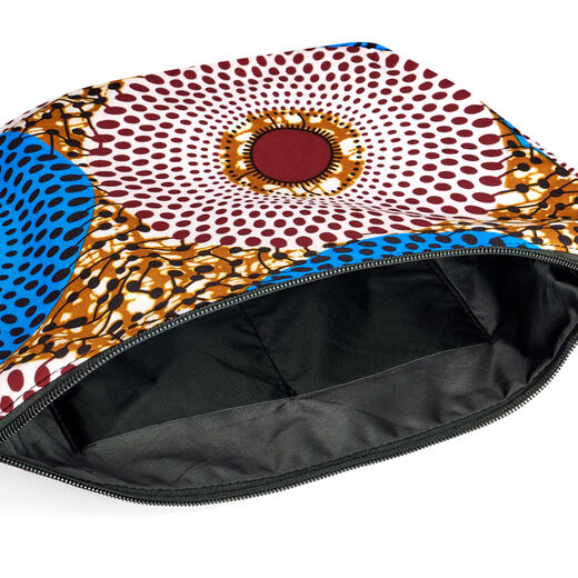 Ankara wax print crossbody bag