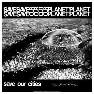 Save Our Planet, Save Our Cities! 50 x 50 cm poster