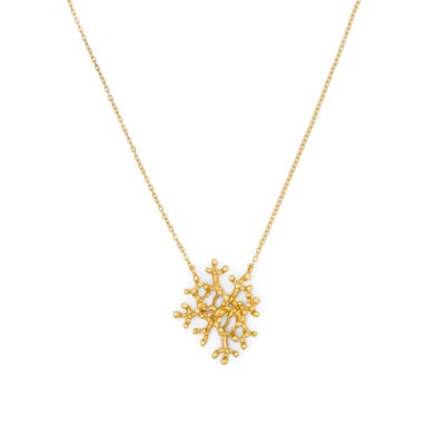 Coral pendant necklace by Ottoman Hands