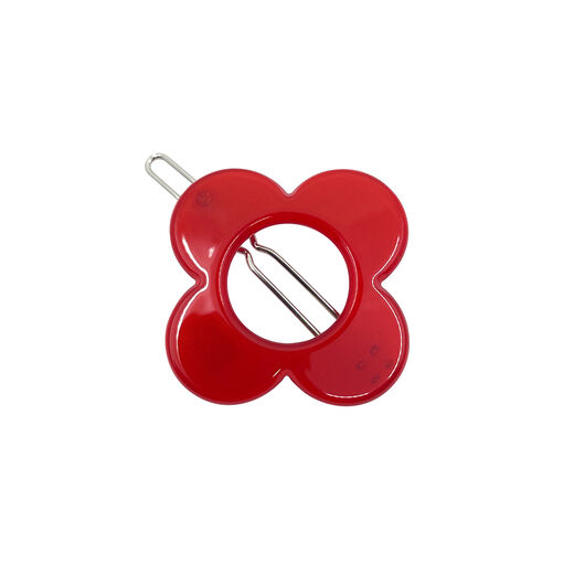 Red Hanover hair clip by Inky and Mole