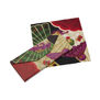 Japanese kimono fold-flat glasses case with lens cloth