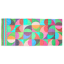 Multicolour circles scarf