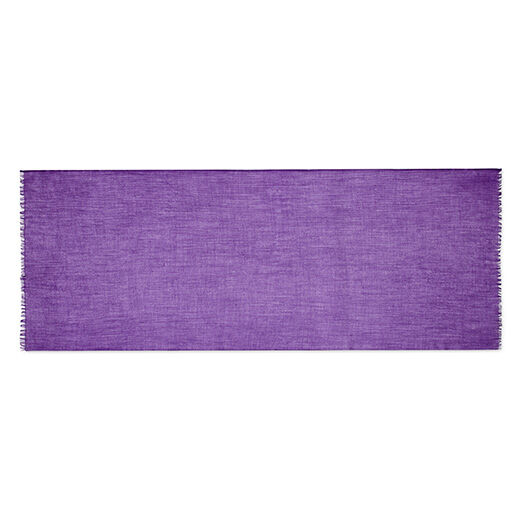 Plum merino scarf by Kashmir Loom