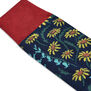Navy floral socks