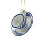 Porcelain teacup Christmas decoration