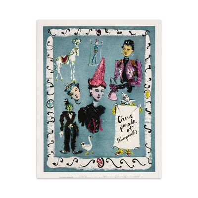Circus Parade at Schiaparelli's by Christian Berard - 11 x 14" print