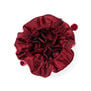 Burgundy velvet jewellery pouch