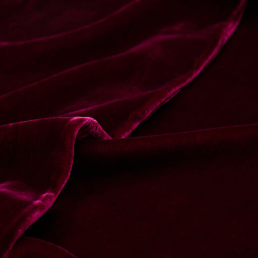 Burgundy velvet scarf