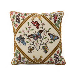 English Summer Butterflies needlepoint kit
