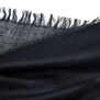 Black merino scarf by Kashmir Loom